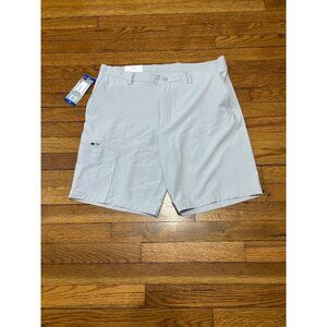 Greg Norman Mens Comfort Cargo Golf Shorts Size 36 Gray Stretch Microfiber NWT